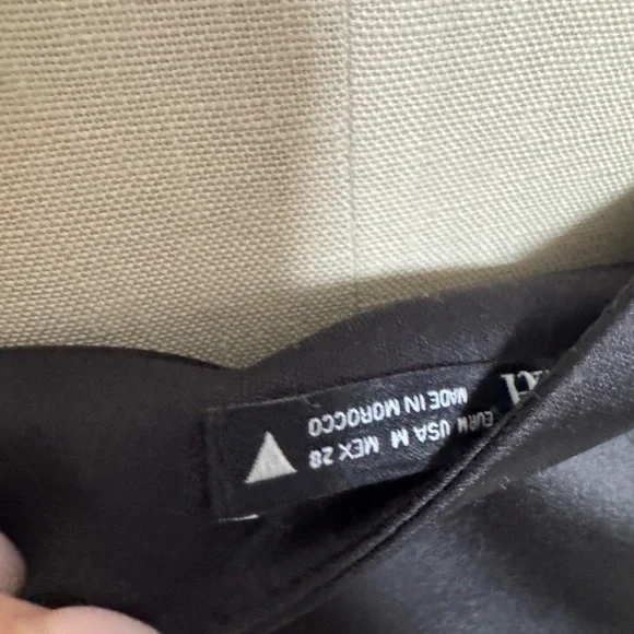 Zara Black Satin Bodysuit - Picture 3 of 3